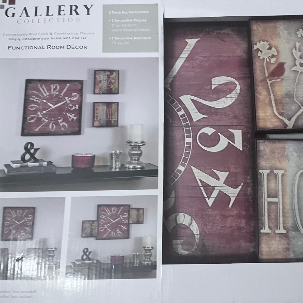 Gallery Collection 3-Piece Wall Decor Set – Rustic & Functional Design - Picture 2 of 15
